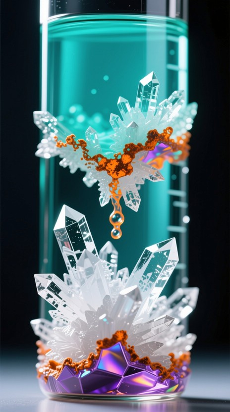Free Crystal Formation Process Image - Crystallization, Transformation ...