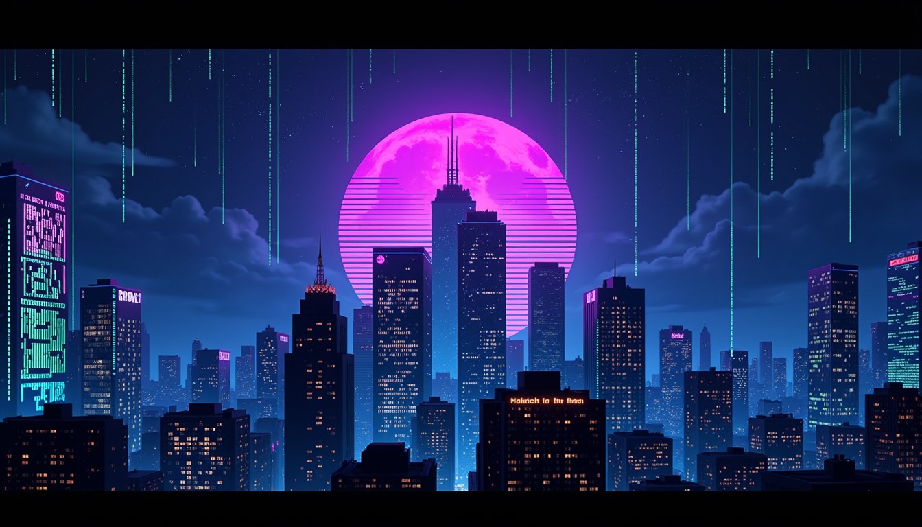 Free Neon Pixel Metropolis Image - Cyberpunk, Neon, City | Download at ...