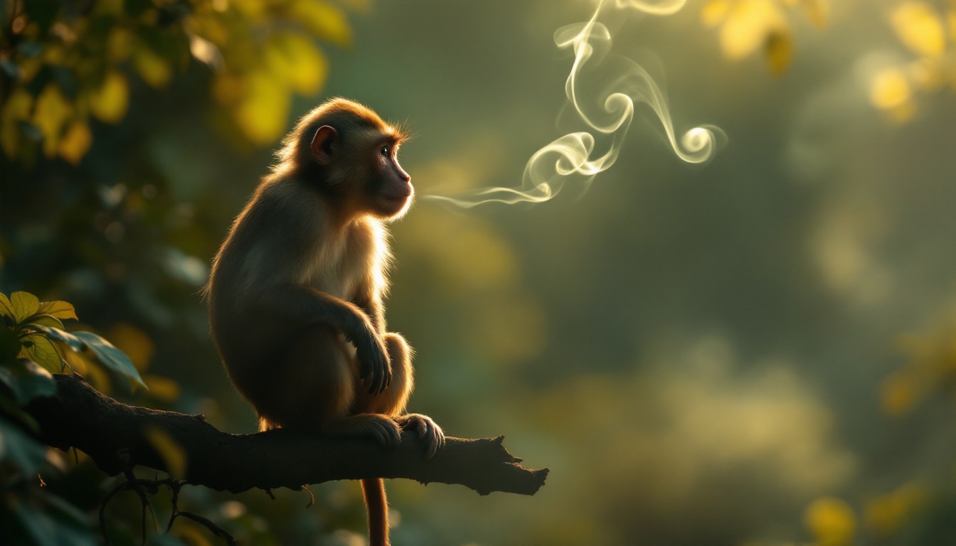 Contemplative Monkey Free Contemplative Monkey Moment Image - Monkey, Macaque, Primate ...