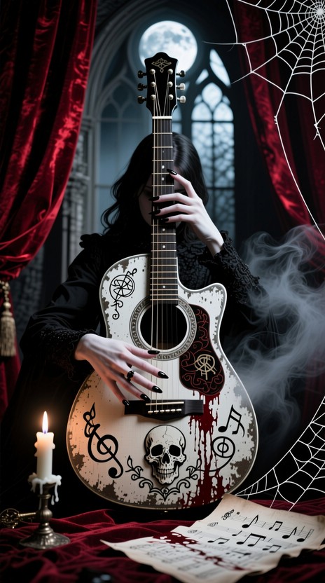 Free Dark Music Lesson Image - Gothic, Guitar, Victorian | Download at ...