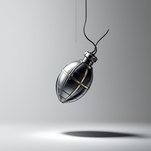 Free Suspended Metallic Threat Image - Bomb, Suspended, Metallic ...