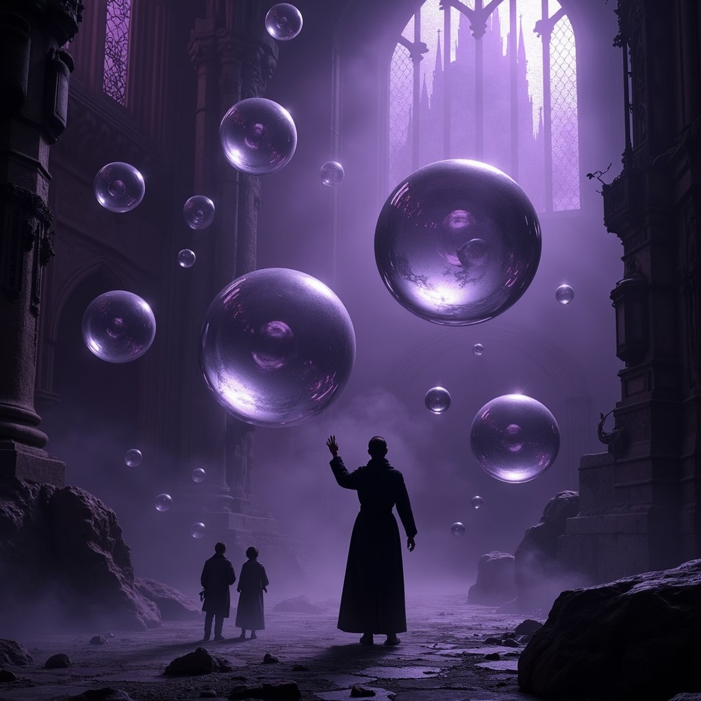 Free Gothic Bubble Realm Image - Gothic, Bubbles, Purple | Download at ...