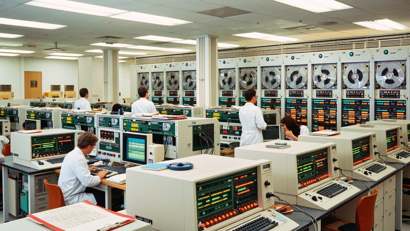 Free Vintage Computing Laboratory Image - Vintage, Computer, Mainframe ...