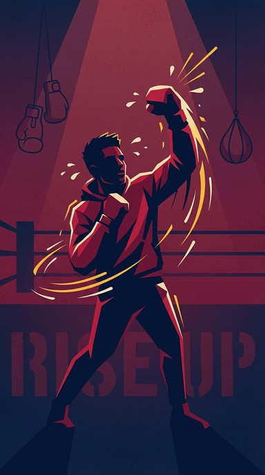 Boxing Spirit Free Powerful Boxing Spirit Image - Boxing, Watercolor, Athlete ...
