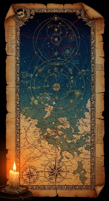 Free Cursed Navigation Chart Image - Gothic, Navigation, Occult ...