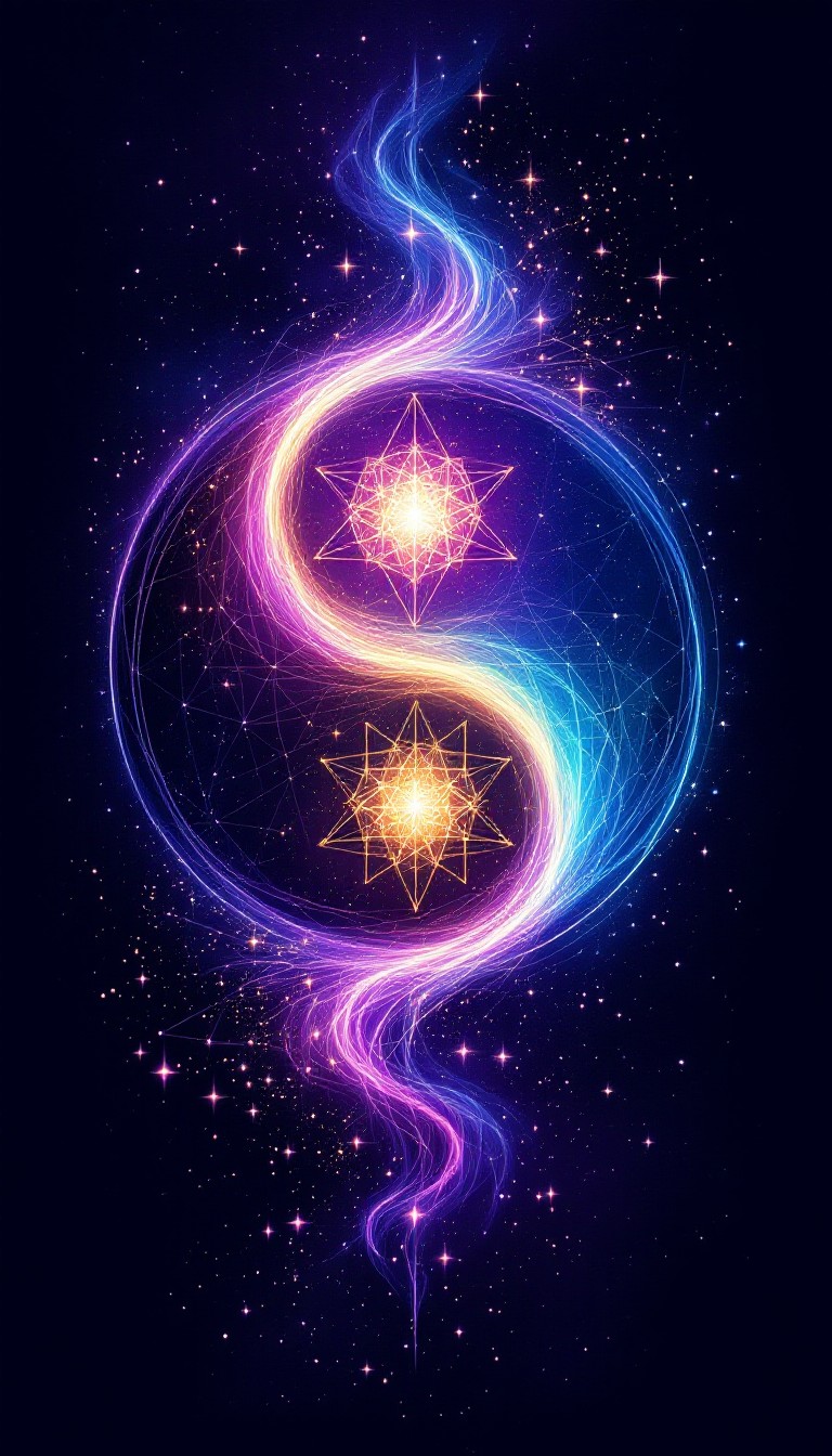 Free Cosmic Balance Flows Image - Mystical, Cosmic, Yinyang | Download ...