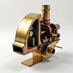Whistle Section View Free Brass Steam Whistle Image - Brass, Steampunk, Whistle | Download ...