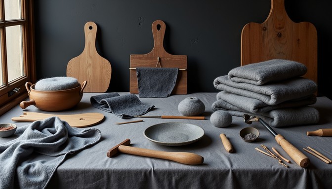 Free Artisanal kitchen collection Image - Handcrafted, Ceramics, Wooden ...