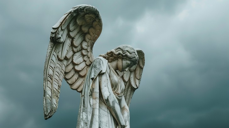 Free Angelic Statue Contemplation Image - Angel, Statue, Sculpture ...