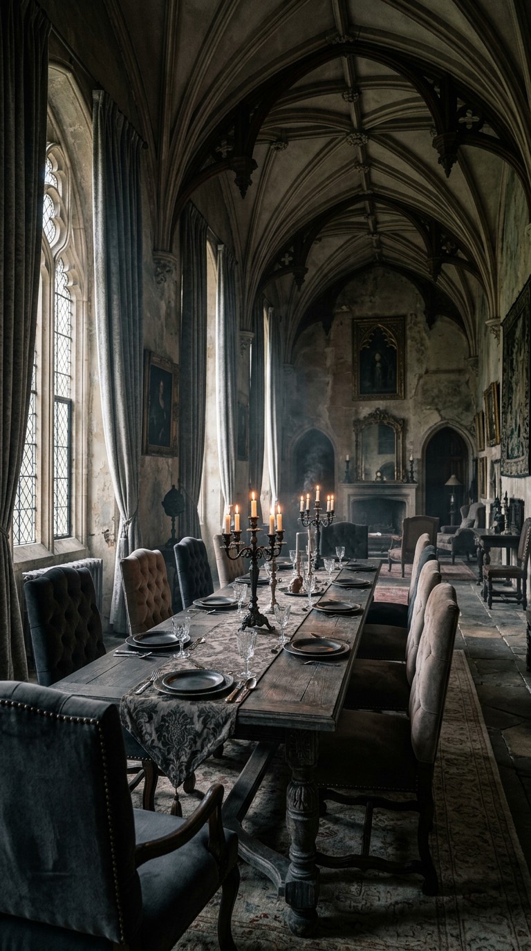 Free Gothic Dining Elegance Image - Gothic, Dining, Dark | Download at ...