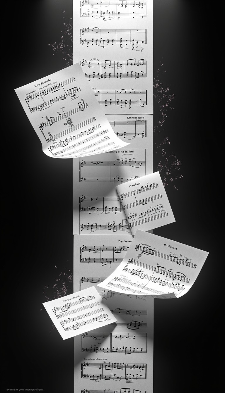 Free Floating Musical Poetry Image - Music, Sheets, Notes | Download at ...