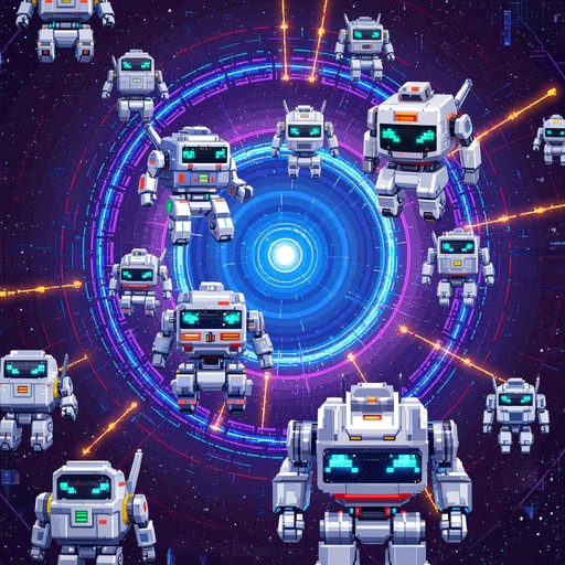Free Pixel Portal Guardians Photo - Robots, Portal, Pixel | Download at ...
