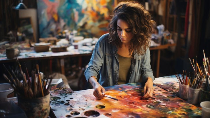 Free Artist Creating Masterpiece Image - Artist, Painting, Studio ...
