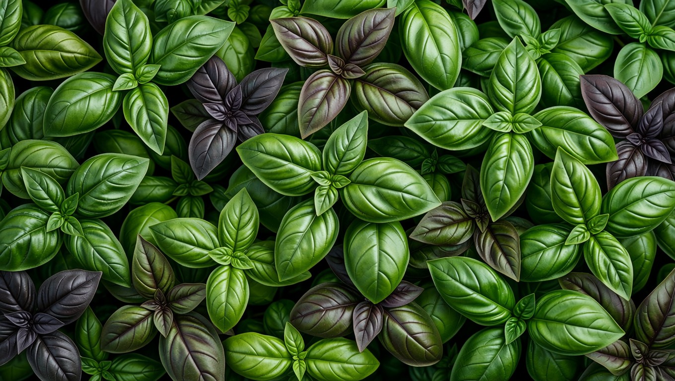 Free Fresh Basil Pattern Image - Basil, Leaves, Pattern | Download at ...