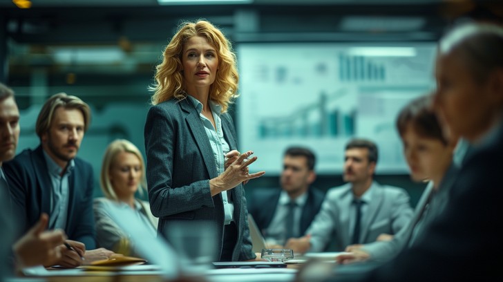 Free Leadership Presentation Exchange Image | Download at StockCake