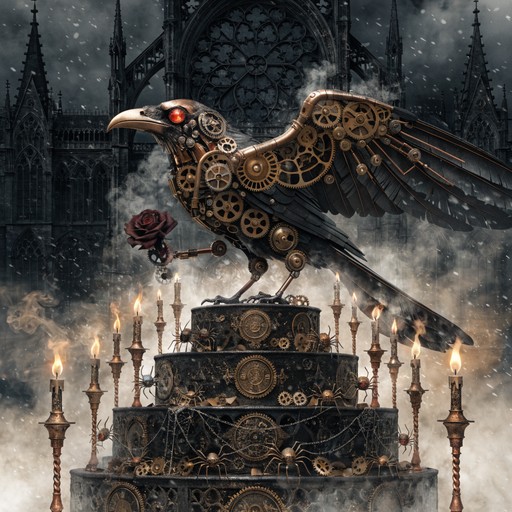 Clockwork Raven Token Free Mechanical Raven Celebration Image - Steampunk, Mechanical, Raven ...