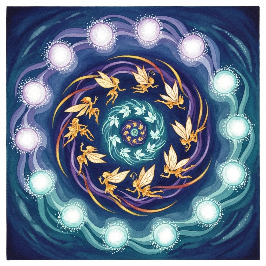 Free Luminous Sprite Spiral Image - Sprites, Watercolor, Spiral ...
