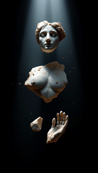 Free Floating Ancient Fragments Image - Archaeology, Sculpture, Marble ...