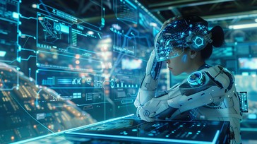 Free Futuristic Tech Explorer Image - Technology, Future, Woman ...