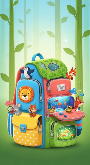Free Magical Adventure Backpack Image - Backpack, Rucksack, Cartoon ...