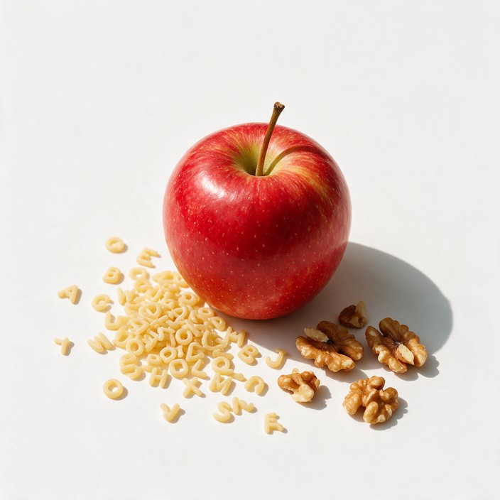 Download Red Apple Alphabet Image - Apple, Red, Pasta | StockCake