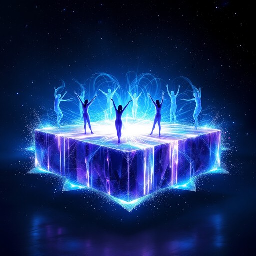 Free Cosmic Fitness Platform Image - Crystal, Platform, Space ...