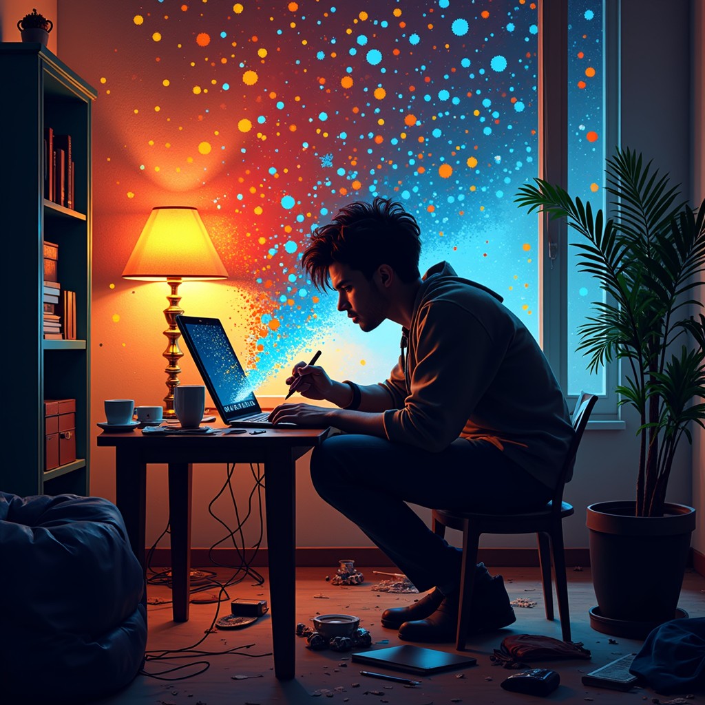 Free Creativity Becoming Pixels Image - Pixelart, Artist, Digital ...