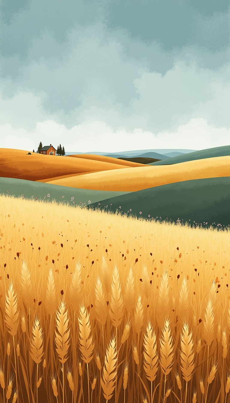Download Golden wheat fields Image - Wheat, Golden, Fields | StockCake