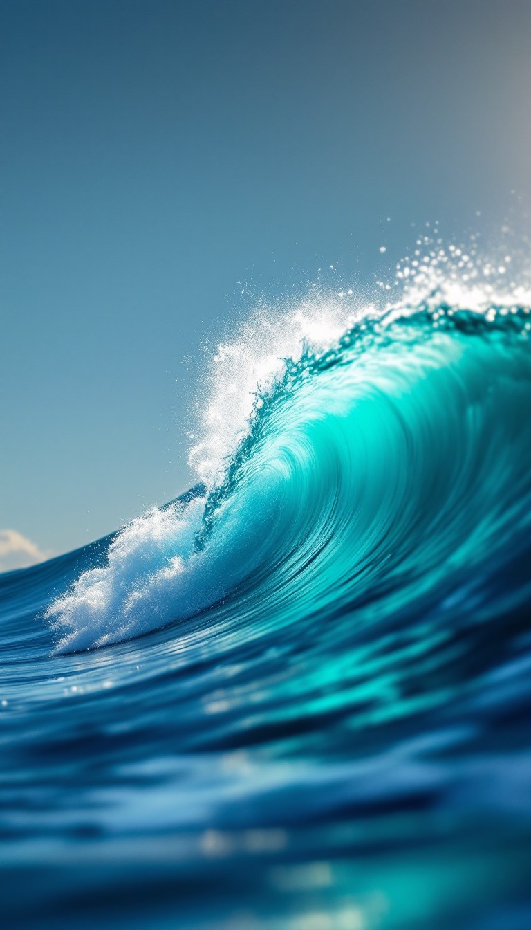 Wave Inage Free Powerful Turquoise Wave Image - Wave, Ocean, Turquoise | Download ...