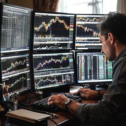 Free Trader Monitoring Markets Image - Finance, Trader, Stocks ...