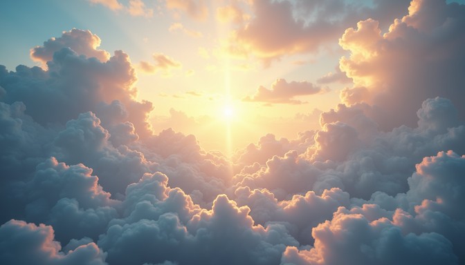 Free Heavenly Cloud Radiance Image - Heavenly, Sunbeams, Clouds ...