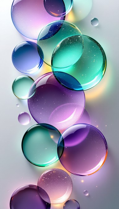 Free Floating Crystal Spheres Image - Spheres, Bubbles, Transparent ...