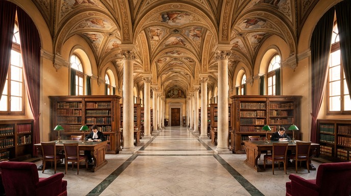 Free Majestic Library Interior Image - Library, Architecture, Classical ...