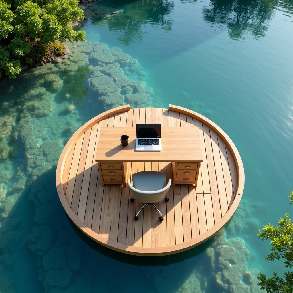Floating Workspaces Free Floating Water Workspace Image - Floating, Workspace, Wooden ...