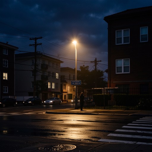 Free Solitary Night Walk Image - Night, Fog, Street | Download at StockCake