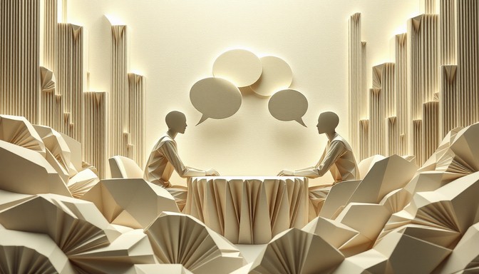 Free Folded Paper Discussion Image - Paper, Origami, Sculpture ...