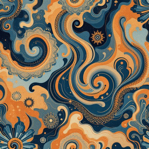 Free Azure Orange Spirals Image - Spirals, Swirls, Orange | Download at ...