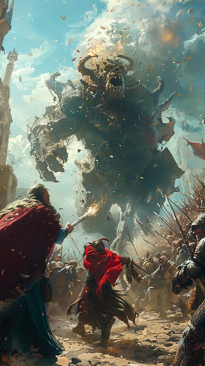 Free Epic Battle Scene Image - Epic, Battle, Warriors | Download at ...