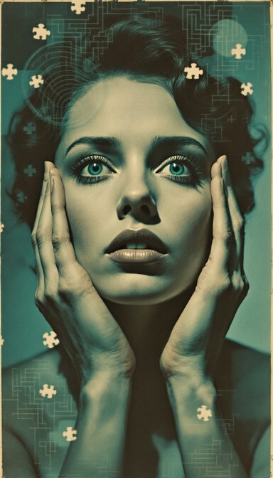 Free Contemplative Vintage Woman Image - Vintage, Surreal, Portrait ...