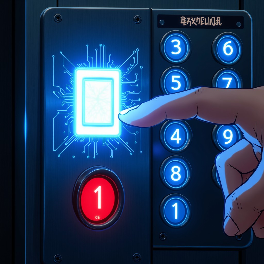 Free High-Tech Button Selection Image - Elevator, Anime, Futuristic ...