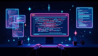 Free Neon Code Night Image - Coding, Pixelart, Cyberpunk | Download at ...