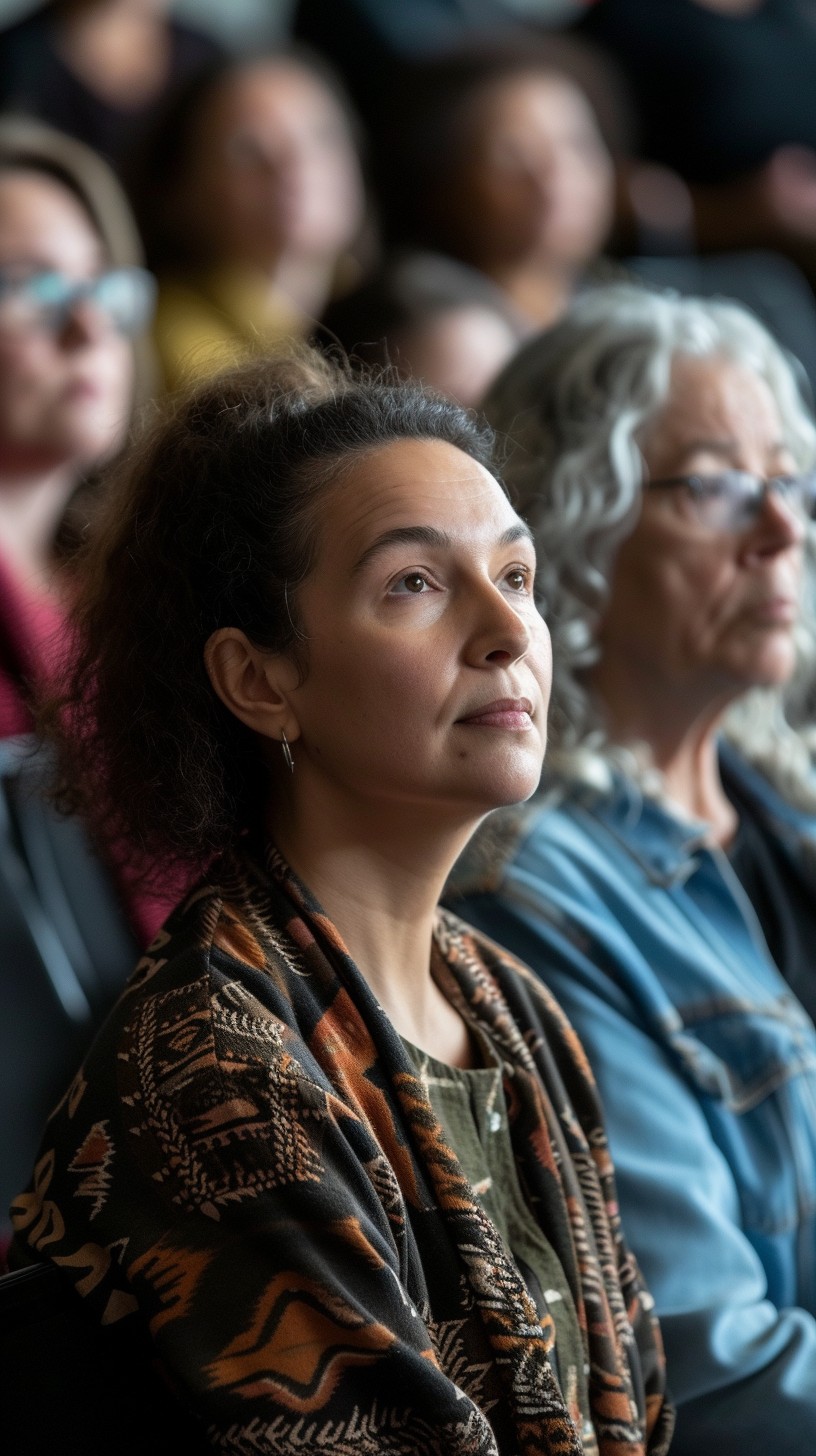 Free Attentive Audience Member Image - Audience, Woman, Listening ...