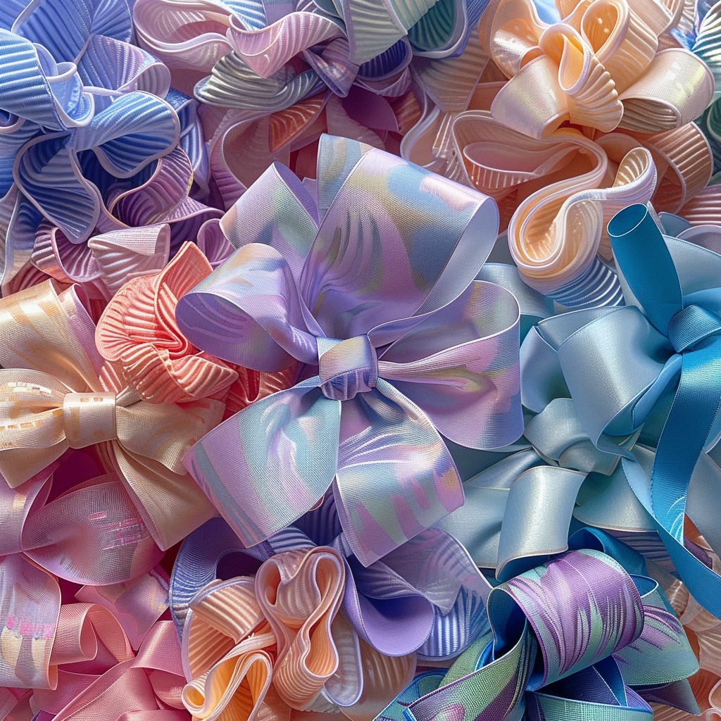 Free Colorful Ribbon Bows Image - Ribbons, Bows, Colorful | Download at ...