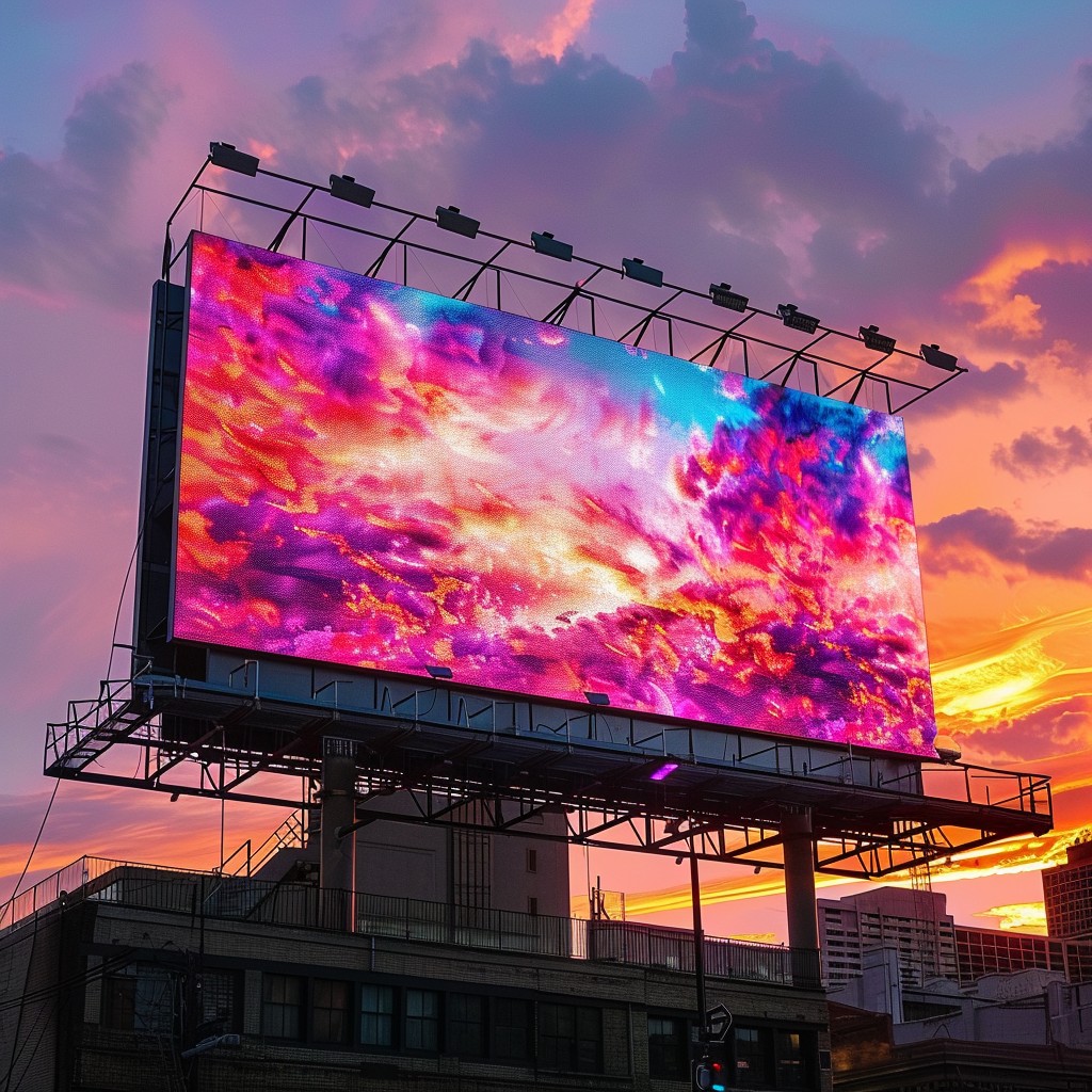 Free Colorful Billboard Display Image - Billboard, Sunset, Colorful ...