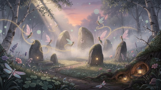 Free Twilight Fairy Gathering Image - Fairy, Fairies, Forest | Download ...