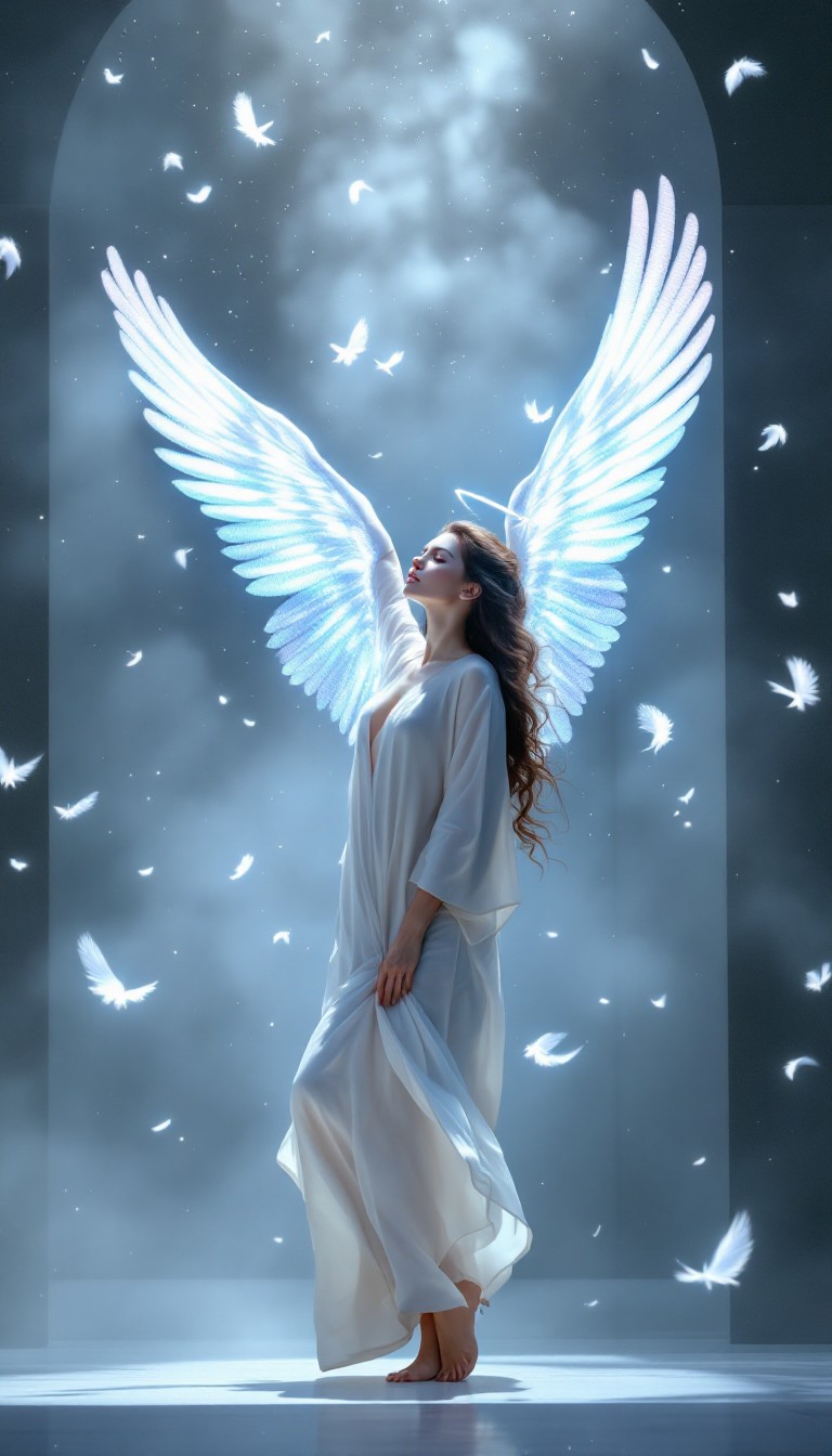 Free Celestial Being Ascends Image - Angel, Celestial, Ethereal ...