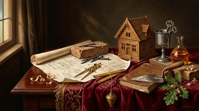 Free Builder's Golden Heritage Image - Painting, Construction, Tools ...