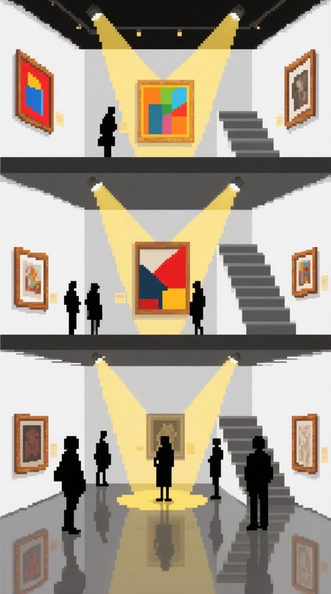 Free Pixel Art Gallery Image - Gallery, Pixel, Art | Download at StockCake