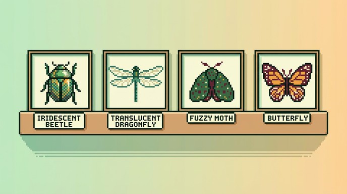 Free Pixel Insect Collection Image - Pixel, Insects, Beetle | Download ...