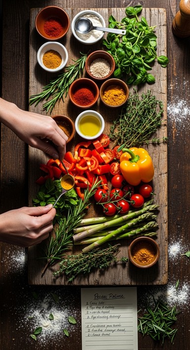 Arrange Ingredients Free Culinary mise en place Image - Cooking, Ingredients, Vegetables ...